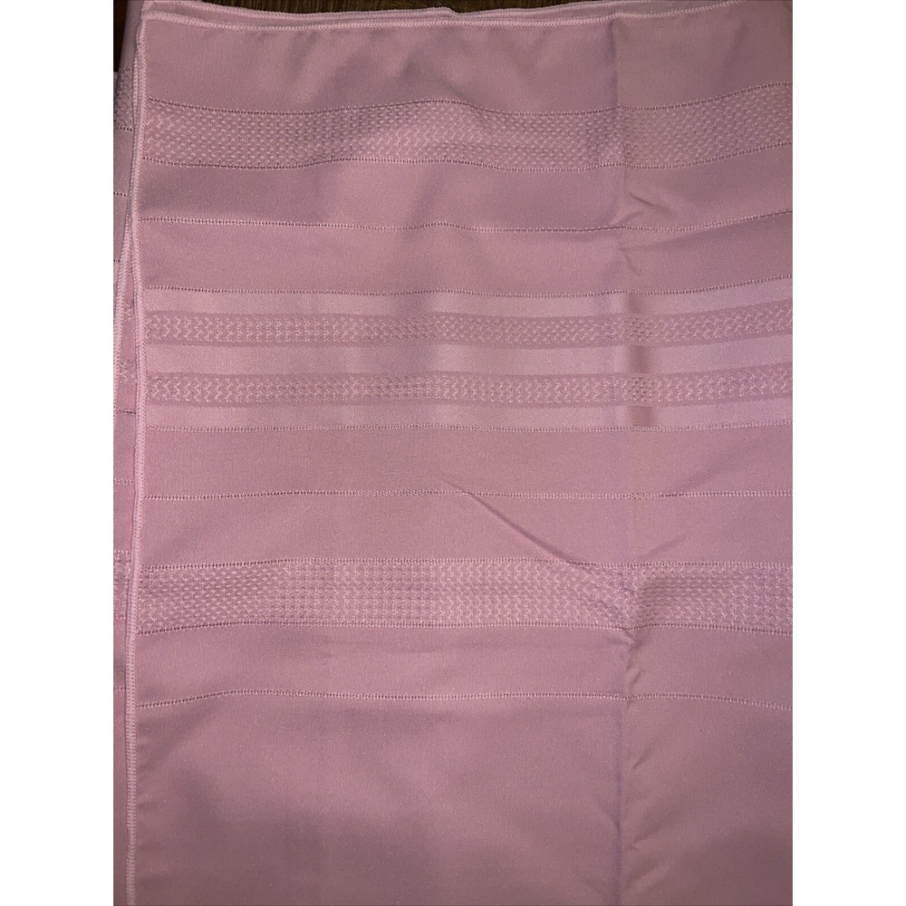 Banquet Pink Damask Tablecloth 60 x 120 Elegant Striped Design Rectangular NEW